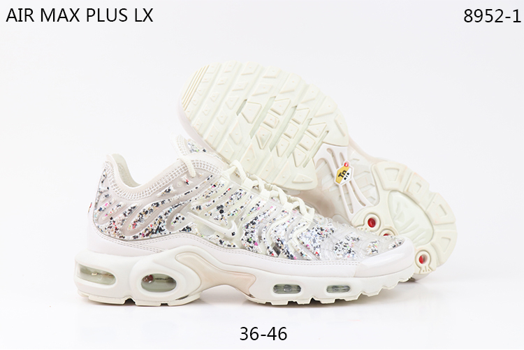 Nike Air Max Plus LX White Black Lover Shoes